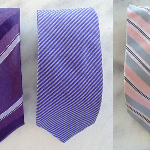 Bugatti & Bugatchi silk ties, pack of 3