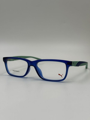 PUMA PJ00580 002 Propionate Kids Glasses Like New Blue Green