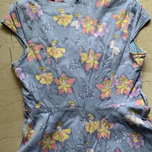 Lindy Bop Wrap Dress like new, colorful, cotton, size L