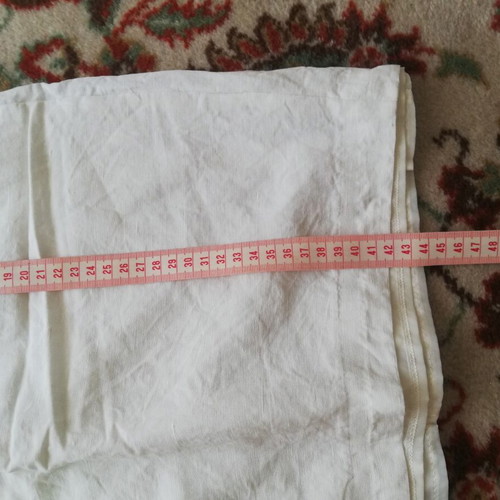 Anel linen mini skirt used, white, size S