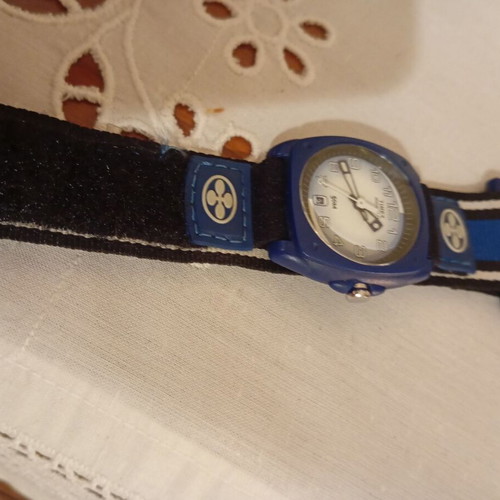 Timex men's children's watch, blue, adjustable strap
