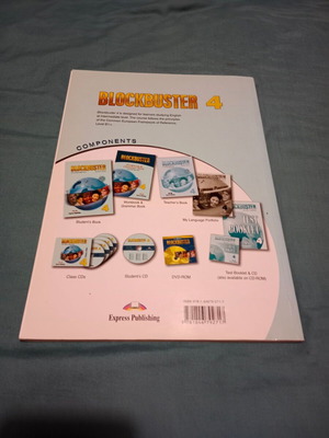 Blockbuster 4 Workbook & Grammar book σε πολύ καλή κατάσταση