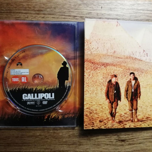 Gallipoli DVD like new with Greek subtitles