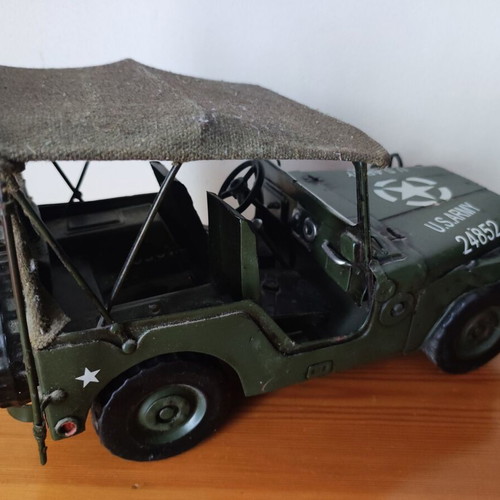 Willys MB Overland Jeep 1941 US Army military metal model