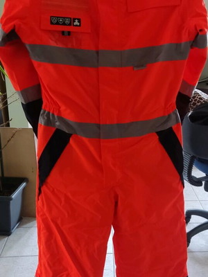 Cold weather suit with fur lining new, size S