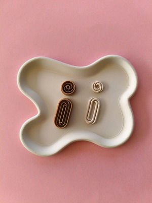 Polymer clay cutter like new for handmade earrings