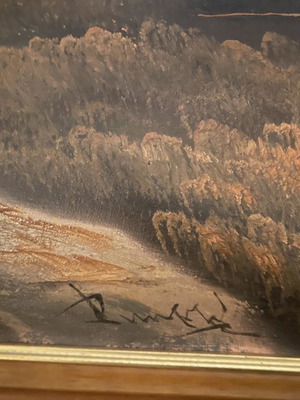 Ελαιογραφία πίνακας μεταχειρισμένος 1,30 x 0,70