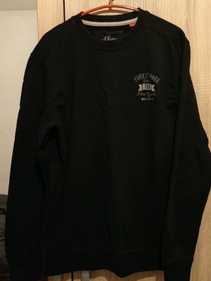 S.Oliver longsleeve sweatshirt used, size Large, black