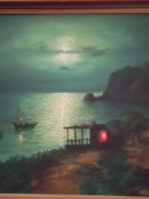 Brikman oil painting in excellent condition with frame