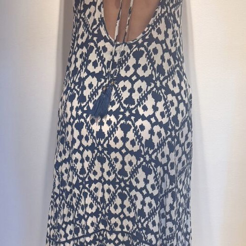 Superdry dress like new, size M, white and blue