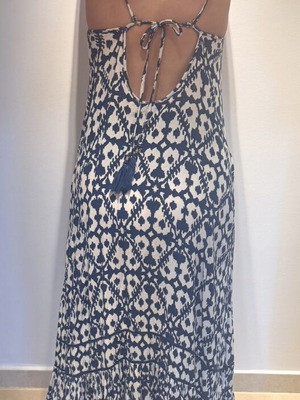 Superdry dress like new, size M, white and blue