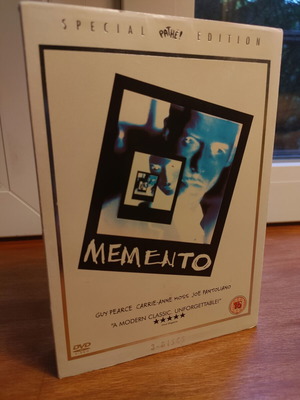 Memento 3-disc special edition DVD used, crime drama thriller