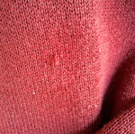 Columbia Vertex men's knit sweater L, red with grey and brown details