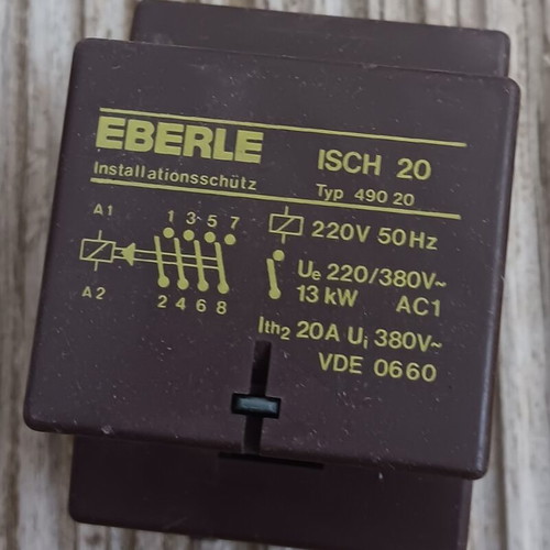 Eberle ISCH 20 installation contactor like new