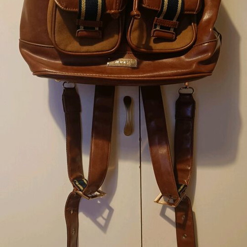 Doca backpack bag like new, blue and brown