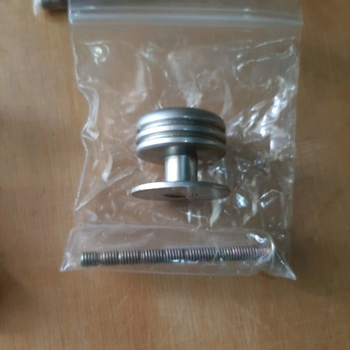 Metal furniture knobs new, pack of 12 pieces