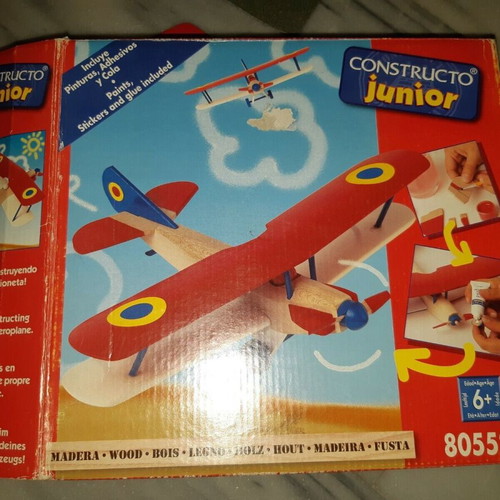 Constructo Junior 80552 wooden airplane new
