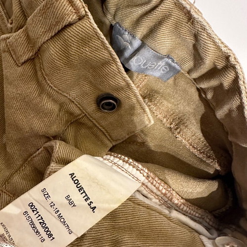 Alouette baby pants 12-18 months like new