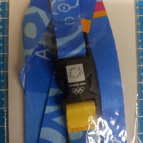 Athens 2004 Olympic Games collectible lanyard new