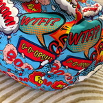 Barbaron pop art beanbag pouf like new