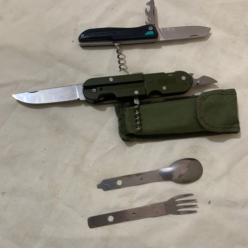 Quechua multitool and camping spork like new