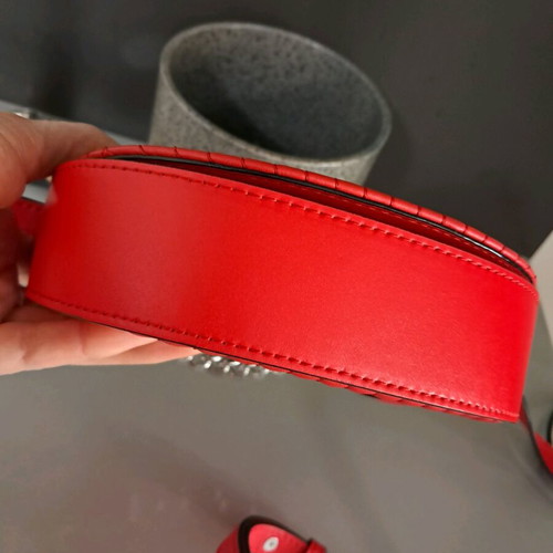 Karl Lagerfeld red crossbody bag brand new leather