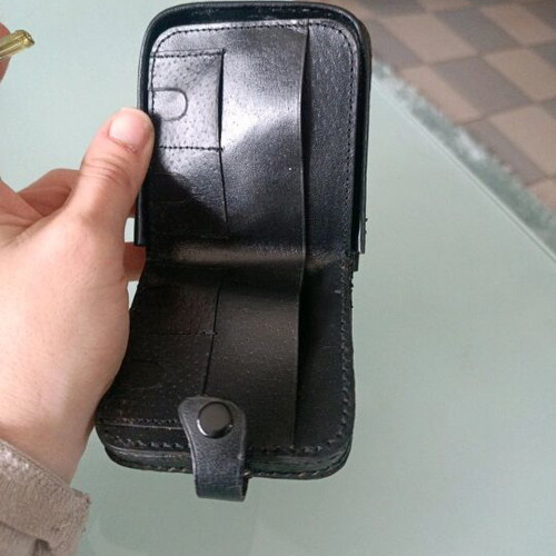 Vintage wallet new, black Rally de san remo