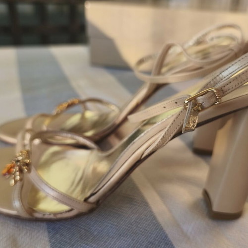 Artisti Romani Athens leather sandals new, size 40