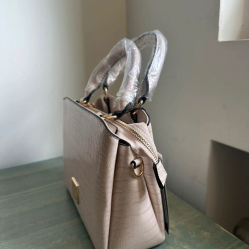 Monnari crossbody and handbag new, beige with pink