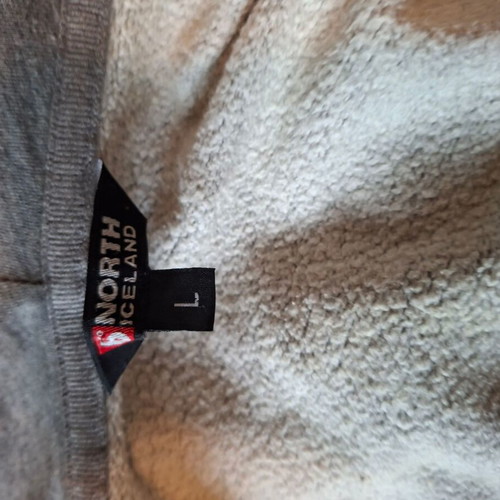 BodyTalk grey hoodie with zipper and hood, like new, size L