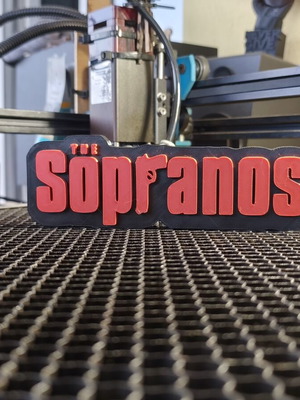 The Sopranos 3D Printed Logo Stand new