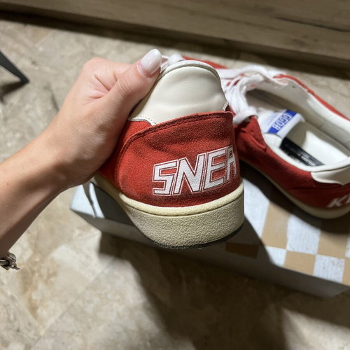 Golden Goose sneakers size 42, red
