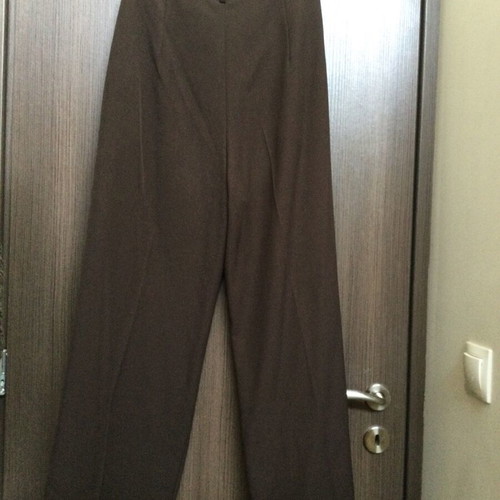 Shein wide brown pants like new with slim waist size M
