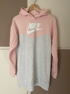 Nike Heritage Hoodie Dress new, size small, gray and pink