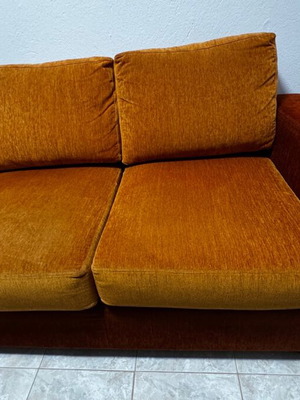 Two-seater sofa used, custom-made