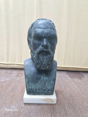 Σωκράτης προτομή μεταχειρισμένη, ύψος 23cm, πλάτος 10cm
