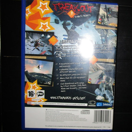 Freak Out: Extreme Freeride PS2 game used