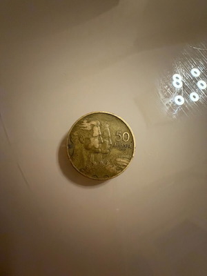 50 Dinar Coin 1955 like new from former Yugoslavia
