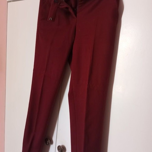 Hugo Boss wool women's pants like new, burgundy, size XS