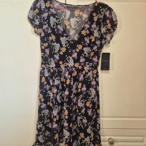 Zara floral dress size L new, spring style