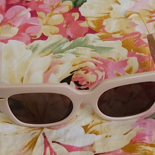 Sunglasses, beige and gold