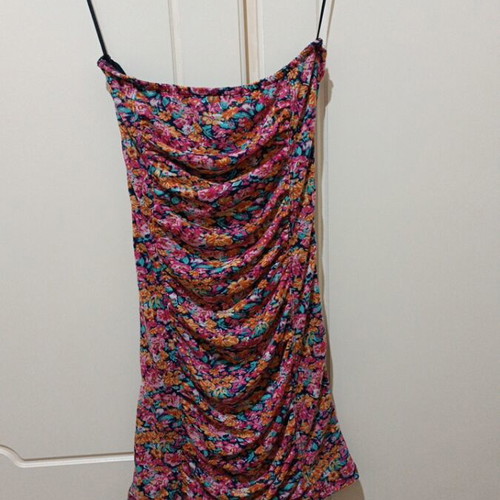 Bershka dress multicolored like new, size S