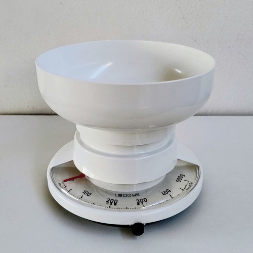 EKS 36 White vintage analog kitchen scale