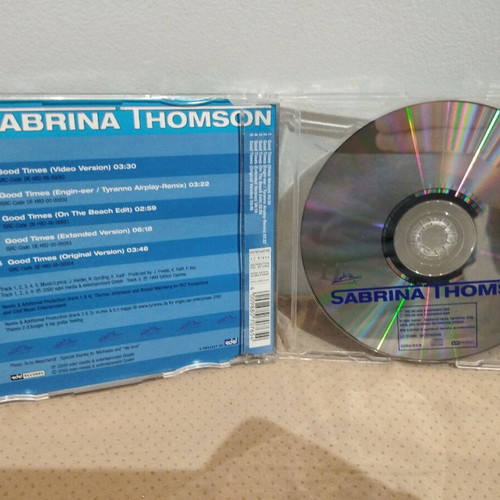 Sabrina Thomson Good Time CD single used, electronic