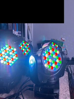 Ρομποτικά Staray ST-1012 Beam-Wash μεταχειρισμένα, πακέτο 4 με κονσόλα DMX