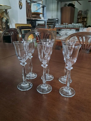Bohemia Liqueur Glasses Set 60ml 6pcs like new