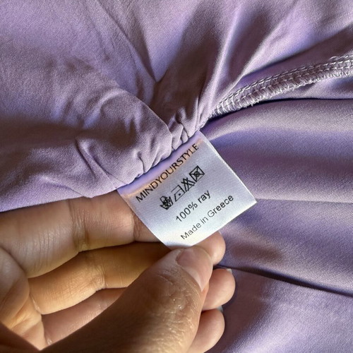 MindyourStyle small lilac wrap top like new