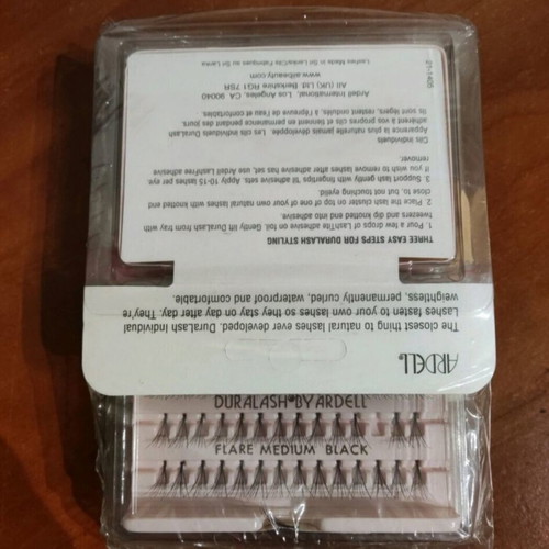 Ardell Duralash False Eyelashes New, Medium Black, Sealed