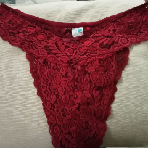 Women's Brazil lace slip new, size L, red with gift