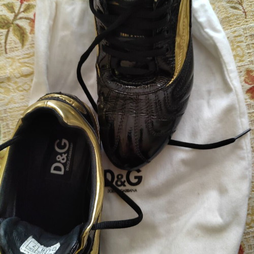 Dolce & Gabbana Sneakers used, size 41, black and gold